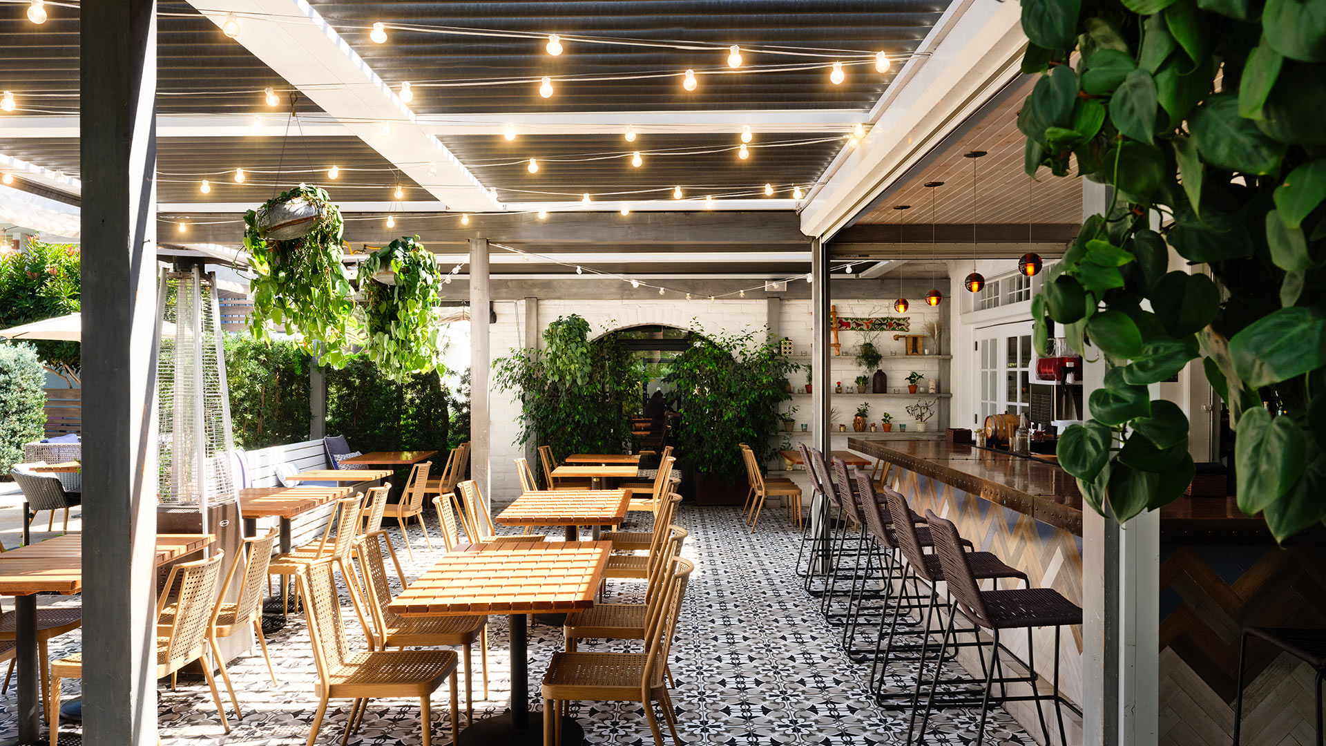 CAYA Restaurant Outdoor Dining Area